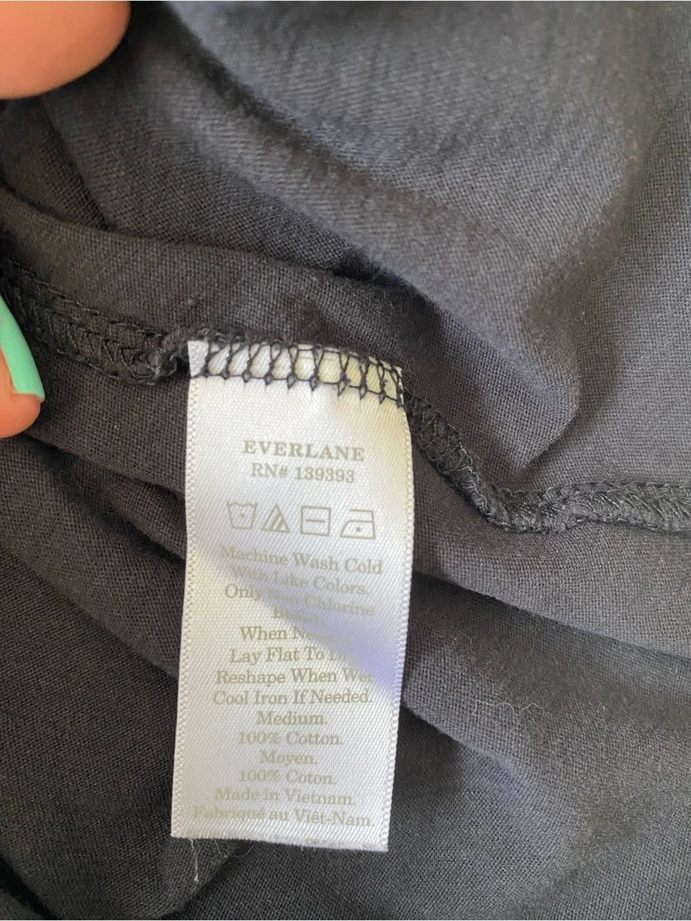Everlane Organic Cotton Crew Neck Tee Bundle - Black & Rust - Size M - Picture 11 of 11